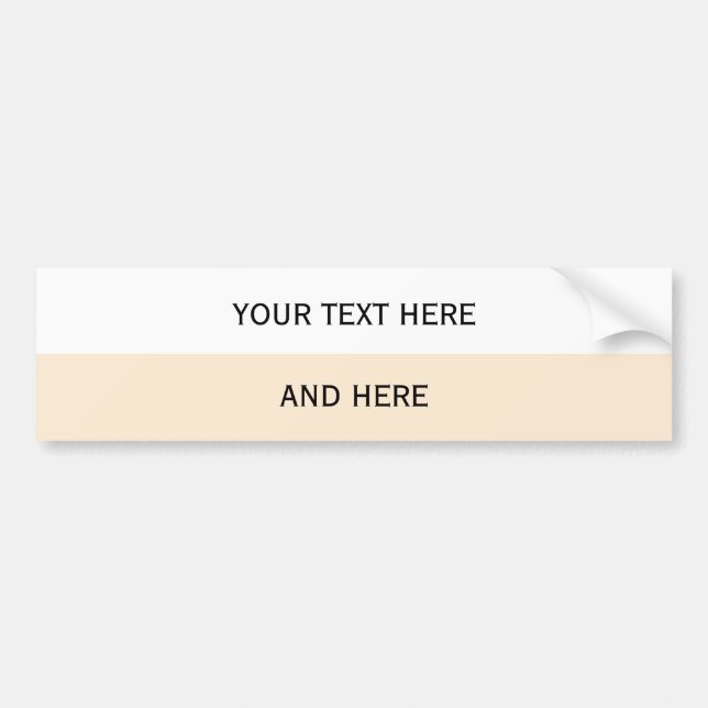 Anpassningsbar text, bild och bakgrund färg bildekal (Framsidan)