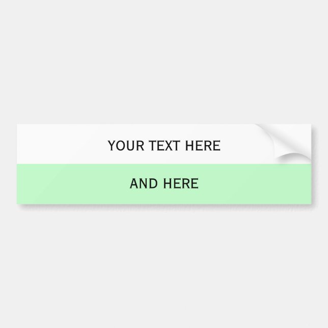 Anpassningsbar text, bild och bakgrund färg bildekal (Framsidan)