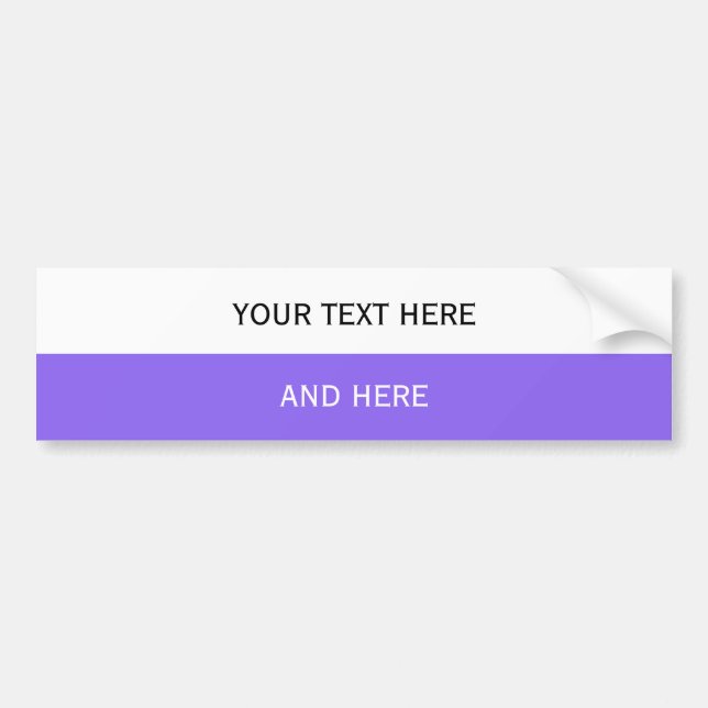 Anpassningsbar text, bild och bakgrund färg bildekal (Framsidan)