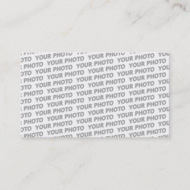 Anpassningsbar text, bild och bakgrund färg visitkort (Framsida)