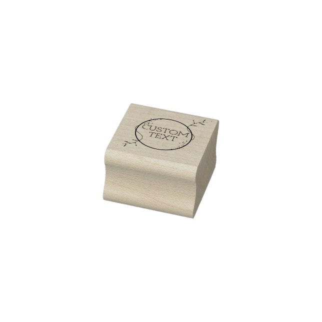 Anpassningsbar Text Business Rubber Frimärke Stämpel (Stämpel)