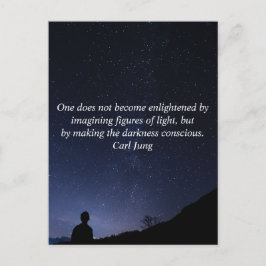 Anpassningsbar Text Carl Jung Enlightened Consciou Vykort