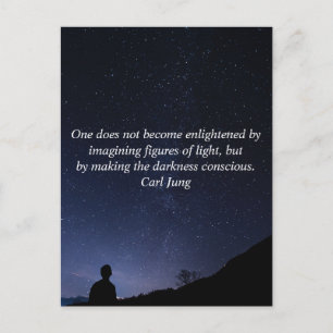 Anpassningsbar Text Carl Jung Enlightened Consciou Vykort