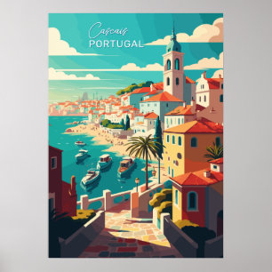 Anpassningsbar Text Cascais Portugal Poster