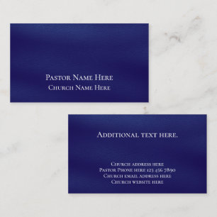 Anpassningsbar Text Christian Church Pastor Person Visitkort