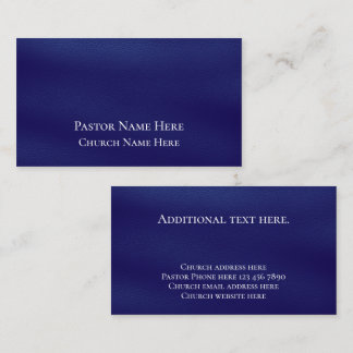 Anpassningsbar Text Christian Church Pastor Person Visitkort