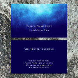 Anpassningsbar Text Christian Church Pastor Person Visitkort