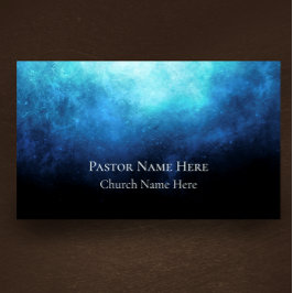 Anpassningsbar Text Christian Church Pastor Person Visitkort