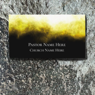 Anpassningsbar Text Christian Church Pastor Person Visitkort