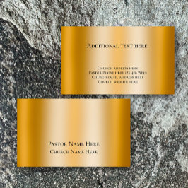 Anpassningsbar Text Christian Church Pastor Person Visitkort