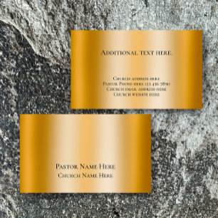 Anpassningsbar Text Christian Church Pastor Person Visitkort