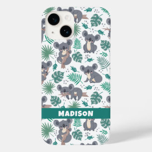 Anpassningsbar Text Cute Koalas Mönster