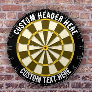 Anpassningsbar Text Darts board-moderkort Darttavla
