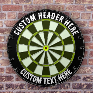 Anpassningsbar Text Darts board-moderkort Darttavla