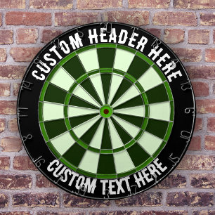 Anpassningsbar Text Darts board-moderkort Darttavla