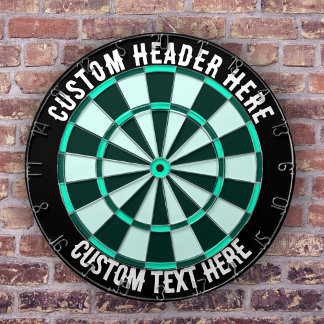 Anpassningsbar Text Darts board-moderkort Darttavla