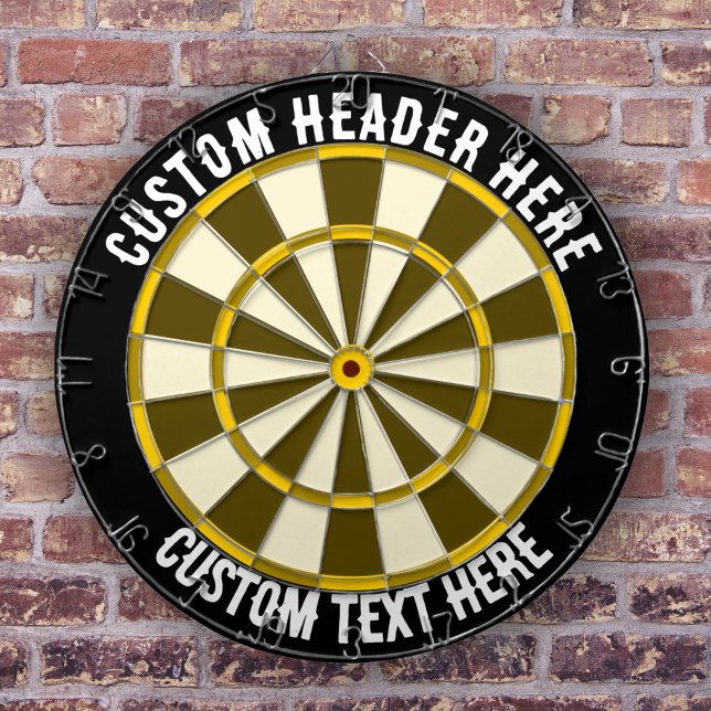 Anpassningsbar Text Darts board-moderkort Darttavla (Skapare uppladdad)