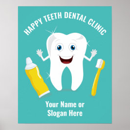 Anpassningsbar Text Dental poster