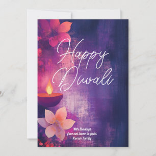 Anpassningsbar text Diwali Glow & Grace Inbjudningar