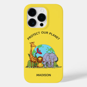 Anpassningsbar Text Earth med Animals