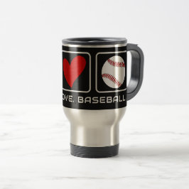 Anpassningsbar Text & Färg Baseball Resemugg