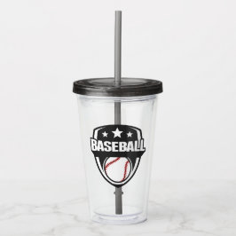 Anpassningsbar Text & Färg Baseball Take Away Mugg