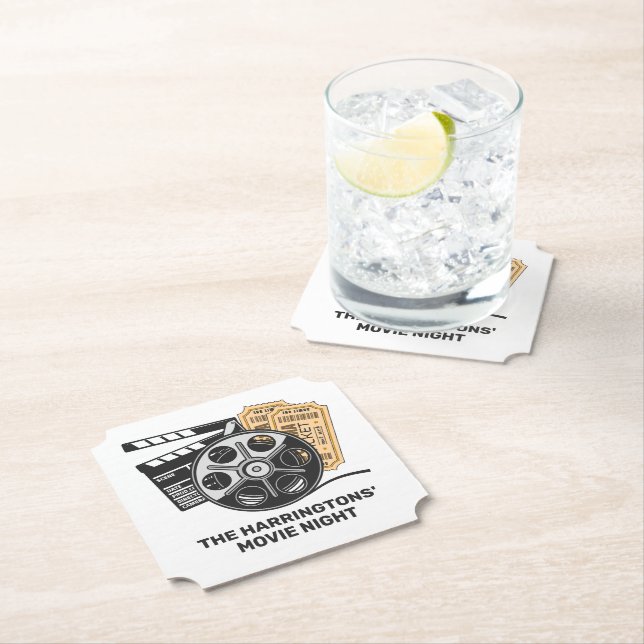 Anpassningsbar Text & Färg film Underlägg Papper (Insitu)