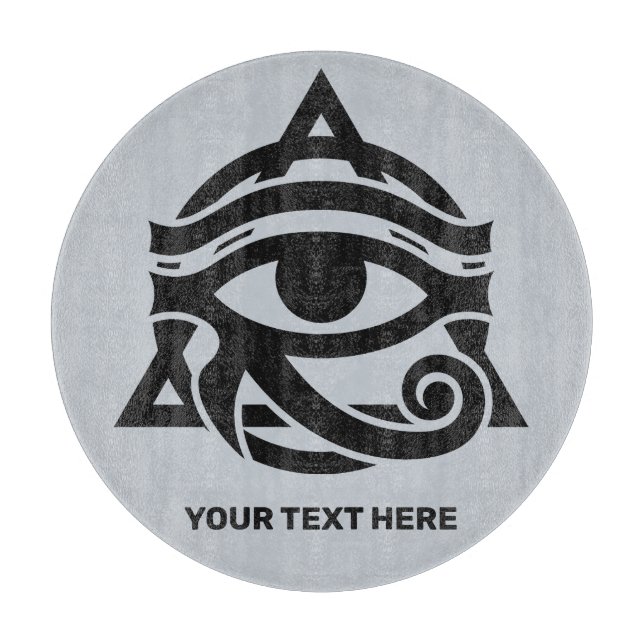 Anpassningsbar Text & Färg Öga av Horus (Framsidan)