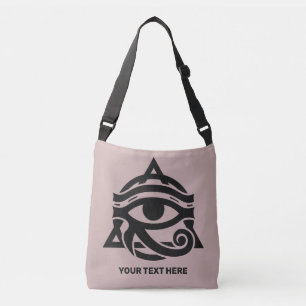 Anpassningsbar Text & Färg Öga av Horus Axelväska