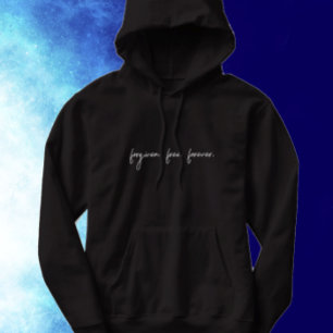 Anpassningsbar Text förut Modern Script Christian Hoodie
