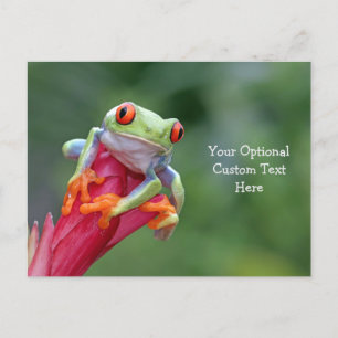 Anpassningsbar Text Frog vykort