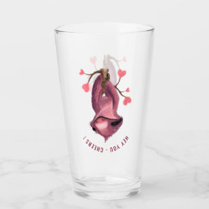 Anpassningsbar Text - Funny Romantic Sloth - Cheer Glaskopp