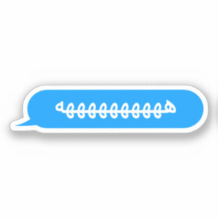 Anpassningsbar Text Haha Funny Arabiska textbubblo Klistermärken