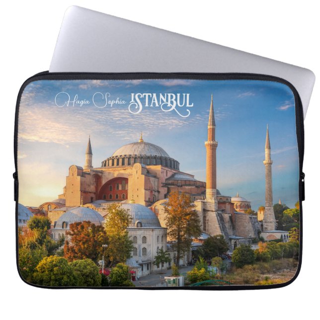 Anpassningsbar Text Istanbul Laptop Fodral (Framsidan)