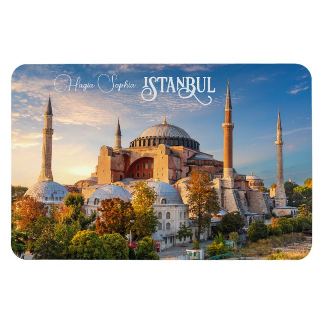 Anpassningsbar Text Istanbul Magnet (Horisontell)