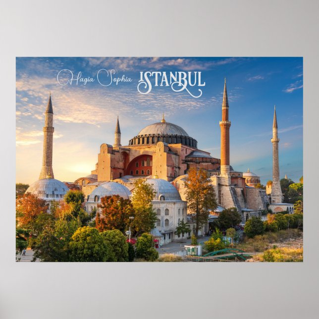 Anpassningsbar Text Istanbul Poster (Framsidan)