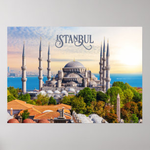 Anpassningsbar Text Istanbul Poster