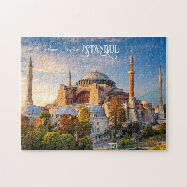 Anpassningsbar Text Istanbul Pussel (Horisontell)
