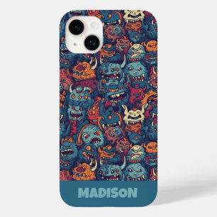 Anpassningsbar Text Kids' Monster Mönster