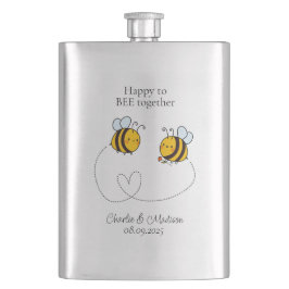 Anpassningsbar Text Lycklig Kärlek Bes Fickplunta