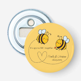 Anpassningsbar Text Lycklig Kärlek Bes Flasköppnare