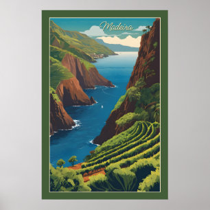 Anpassningsbar Text Madeira Portugal Poster