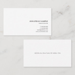 Anpassningsbar Text Modern minimalistisk enkel mal Visitkort