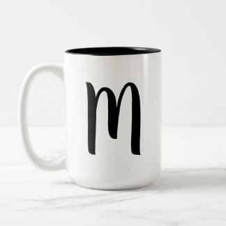 ANPASSNINGSBAR TEXT Monogram Kaffe koppar
