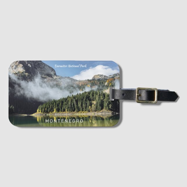 Anpassningsbar Text Montenegro Bagagebricka (Framsida horisontal)