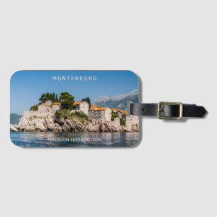 Anpassningsbar Text Montenegro Bagagebricka