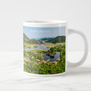 Anpassningsbar Text Montenegro Jumbo Mugg