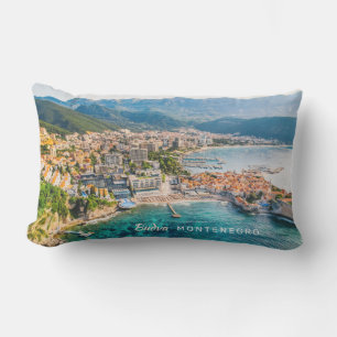 Anpassningsbar Text Montenegro Lumbarkudde