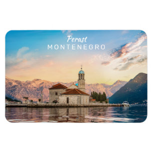 Anpassningsbar Text Montenegro Magnet