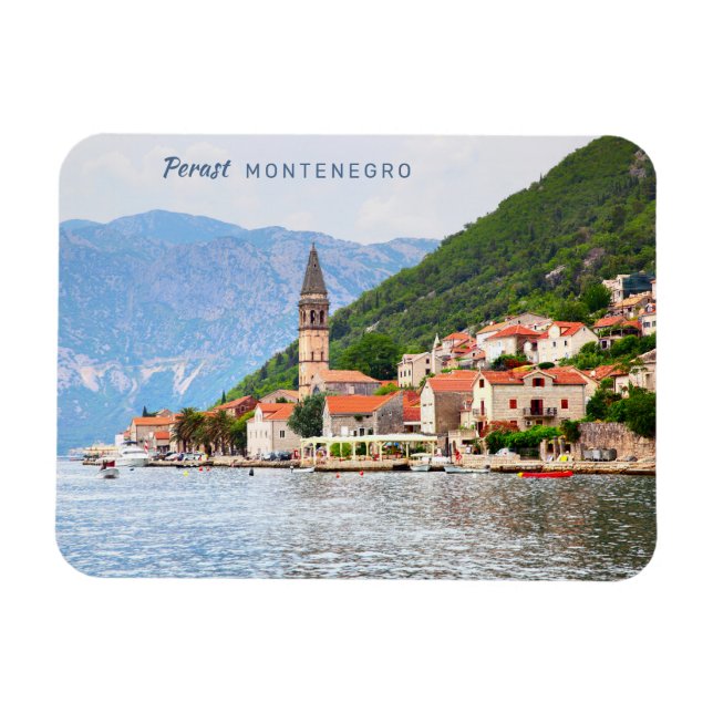 Anpassningsbar Text Montenegro Magnet (Horisontell)